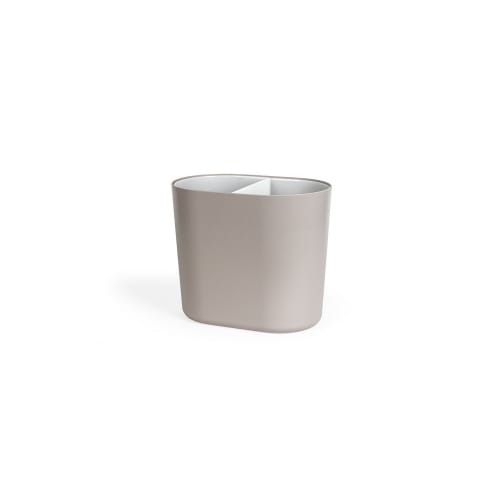 Lima re.WARE Recycle Wastebasket, 16.5 Quart, Stone